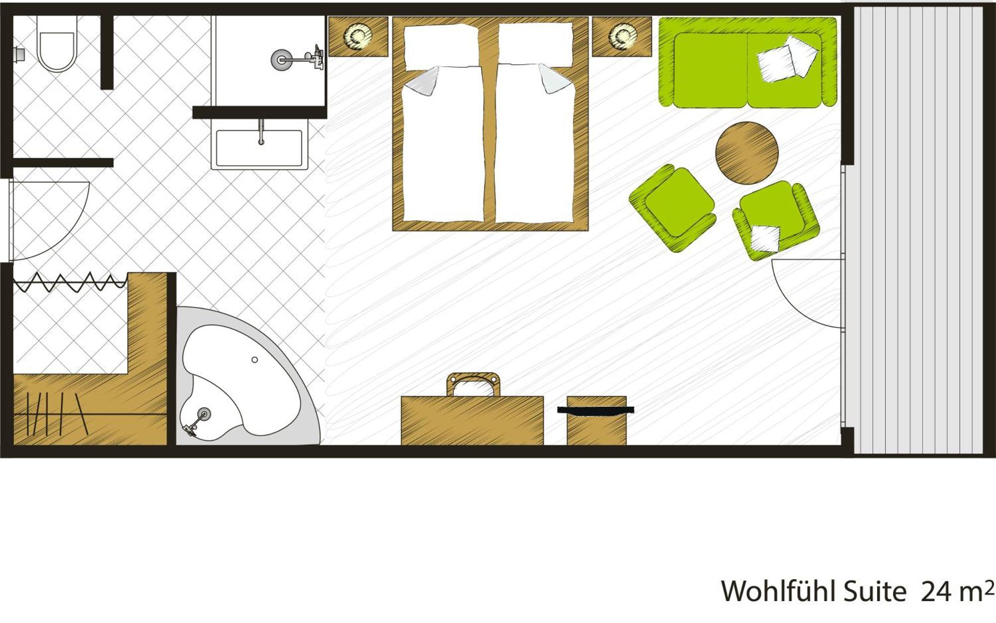Hotel Walserberg Warth  Oda fotoğraf